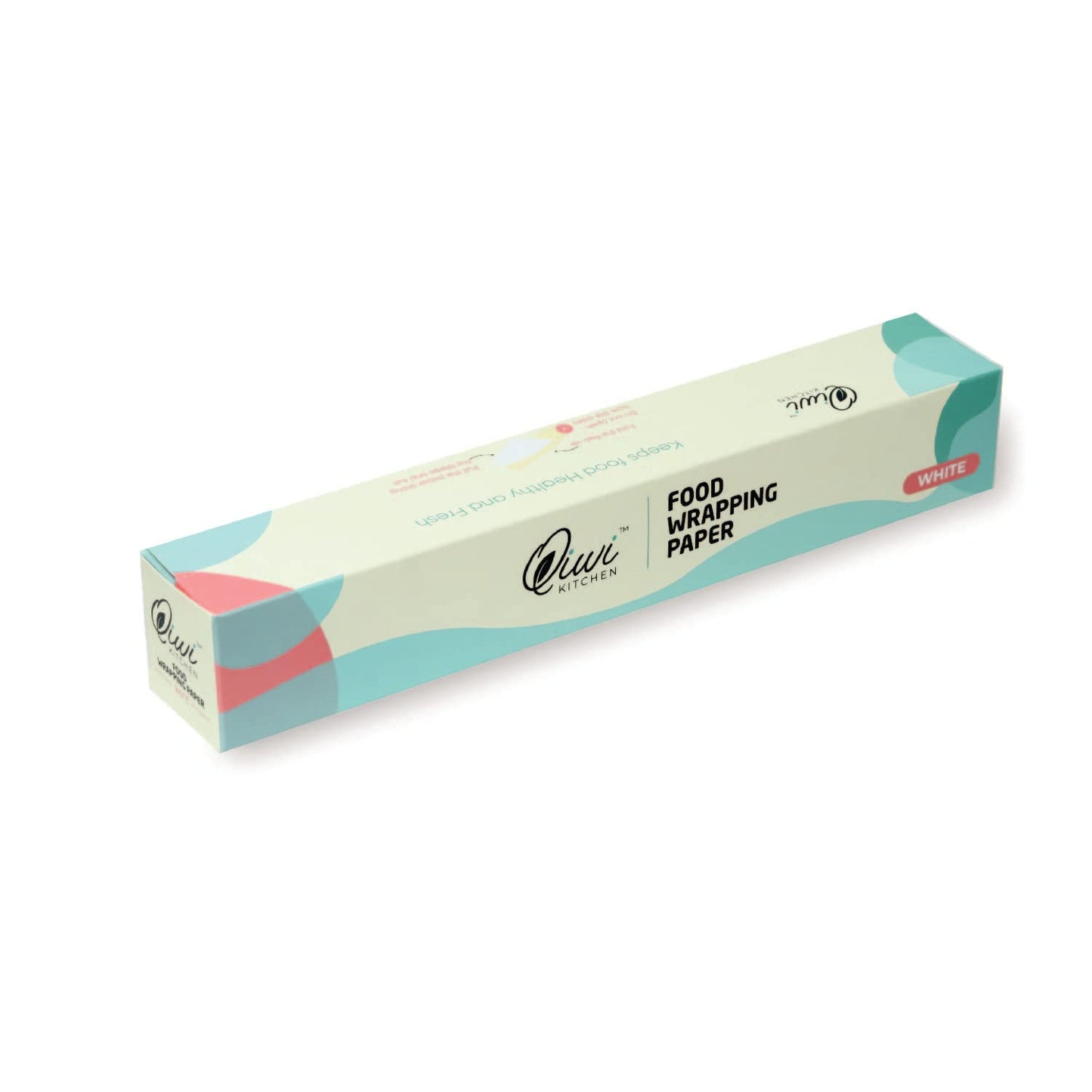 Qiwi Food Wrapping Paper Roll, 11" x 20 Metre | Microwave Safe | Multipurpose Food Wrapping Paper for Lunch Box, Tiffin Box, Daily Use, Food Storage | FDA Approved | Certified Food Grade Paper