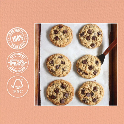 Qiwi Baking Paper Roll | White, 11" x 20 Metre | Microwave, Air Fryer Safe | Non Stick, Reusable, Multipurpose Baking Sheet | Butter Paper Roll | FDA Approved | Certified Food Grade Parchment Paper